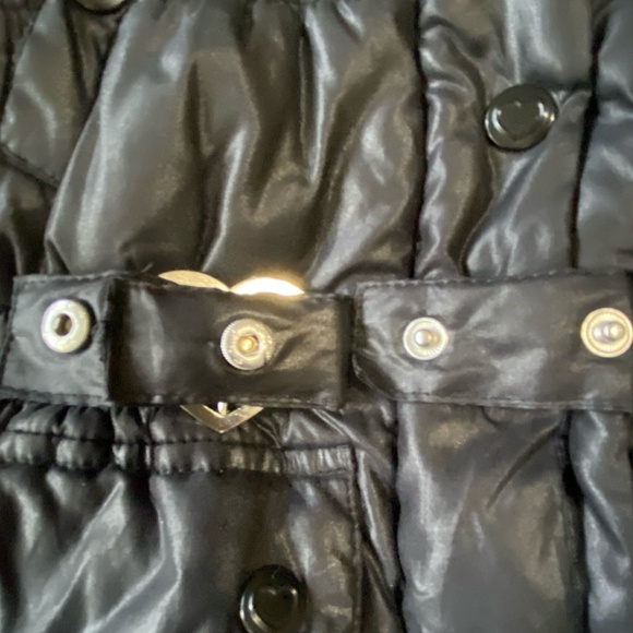 London Fog Girls Black Puffy Hooded Fleece Lined Winter Coat-Sz-3T - Picture 11 of 16